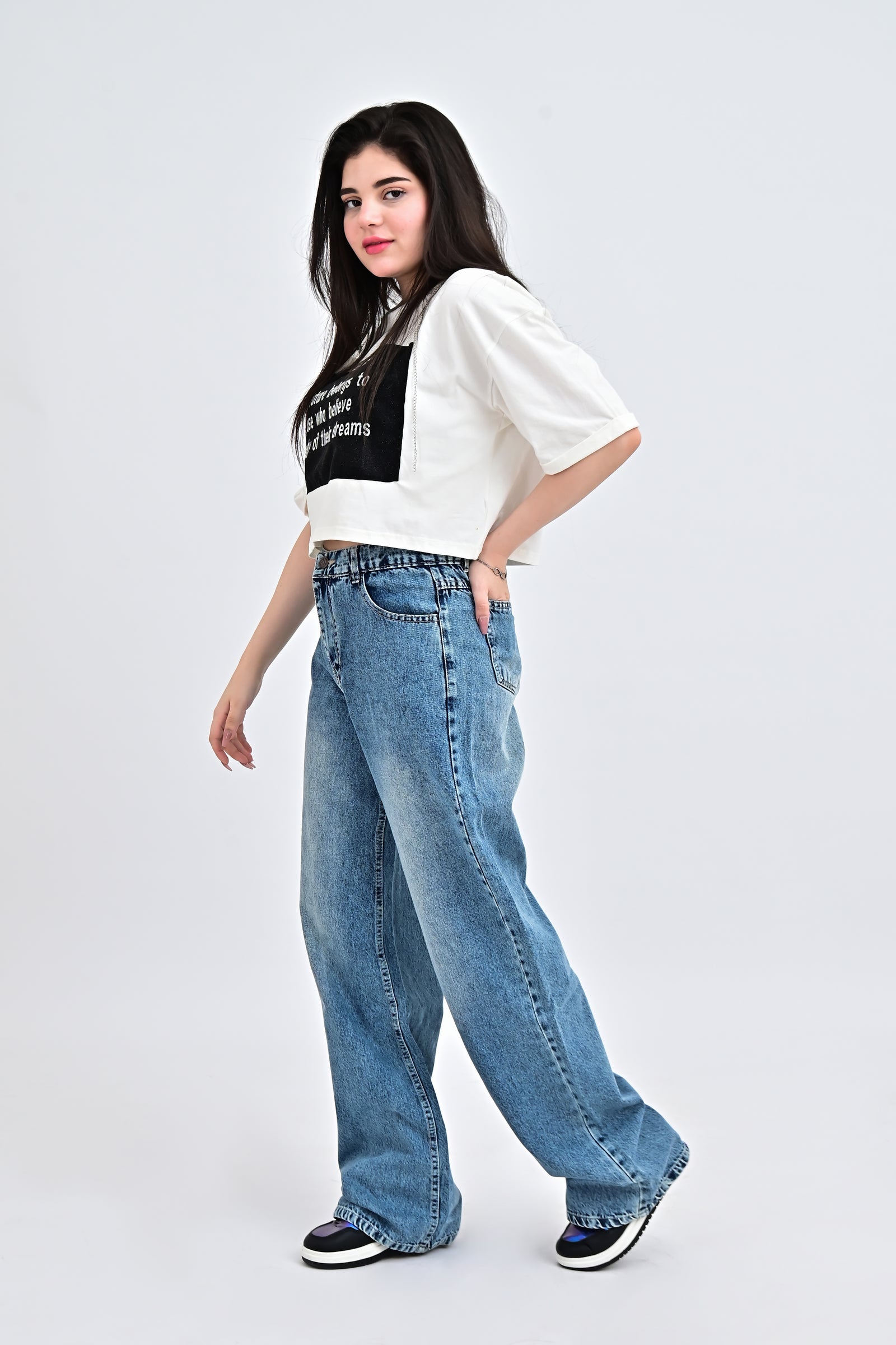 Blue Acid wash Denim