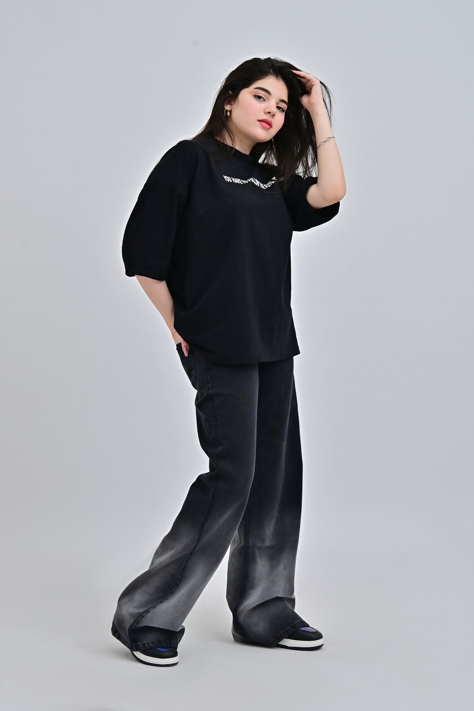 Black Degrade low Waist