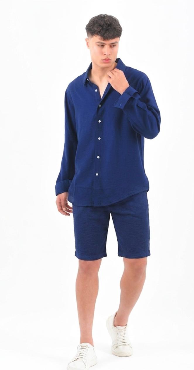 Navy linen shirt