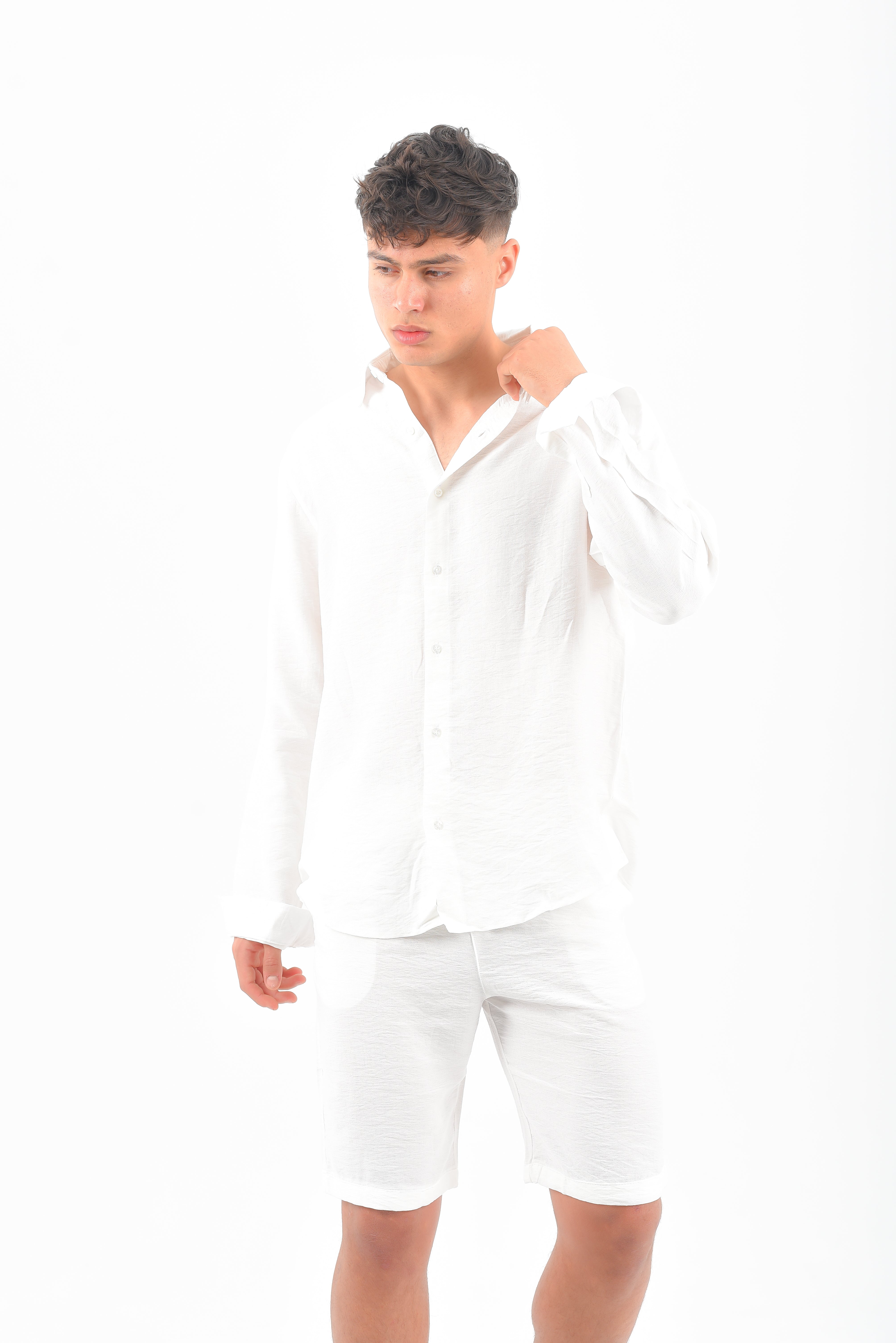 linen shirt  قميص كتان