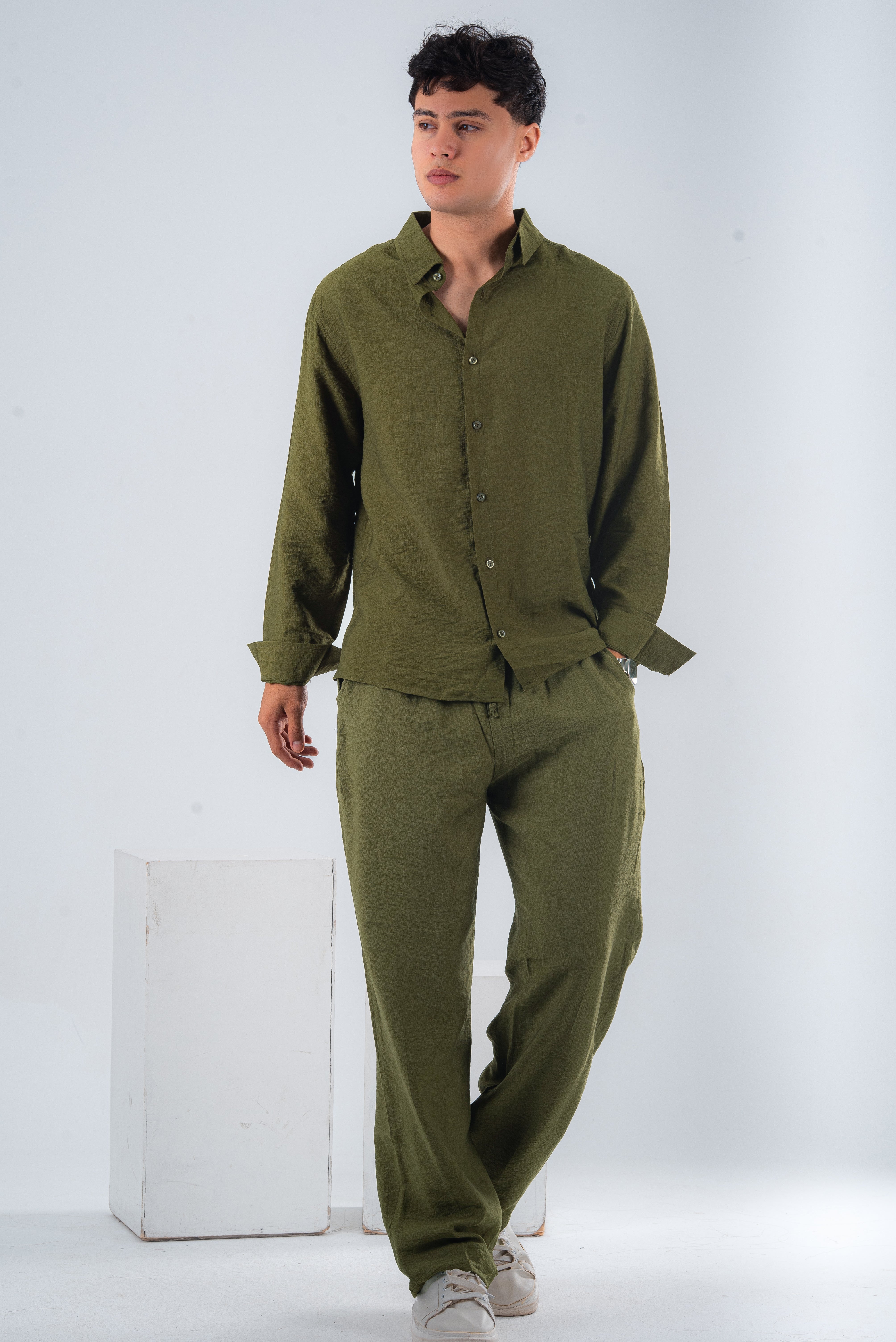 linen shirt  قميص كتان